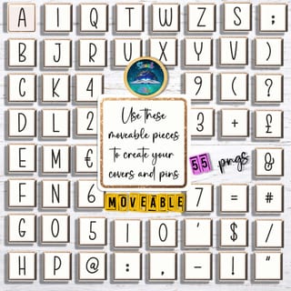 Alphabet Tile Product Mockup Letter Mock Up Images for TpT Sellers - image 3 of 9