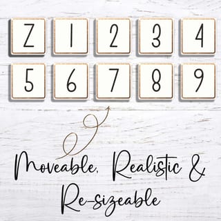 Alphabet Tile Product Mockup Letter Mock Up Images for TpT Sellers - image 6 of 9