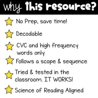 CCVCC Decodable reading comprehension passages and questions worksheets - image 4 of 4