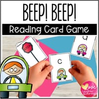 Letter Recognition Card Game - Beep! Beep! - thumbnail 1 of 3
