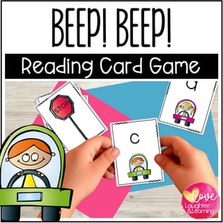 Letter Recognition Card Game - Beep! Beep! - image 1 of 3