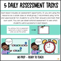 Daily Math Review Kindergarten PreK Length Position Counting Time Fluency Skills - thumbnail 4 of 5