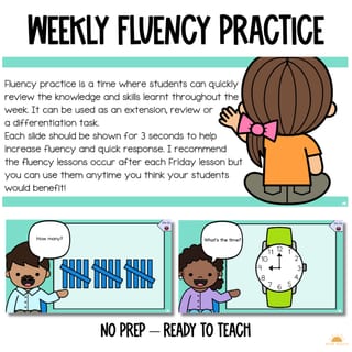 Daily Math Review Kindergarten PreK Length Position Counting Time Fluency Skills - image 5 of 5