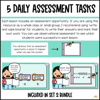 Daily Math Review Kindergarten Pre K Digital Resource Length Position Time Counting On No Prep - image 4 of 5