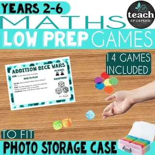 14 GRAB AND GO Maths Games to Fit Photo Storage Case - image 1 of 4