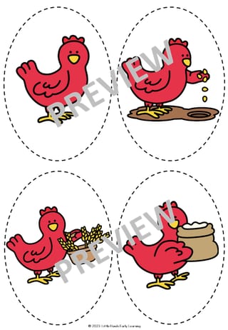 Little Red Hen Puppets - image 2 of 6