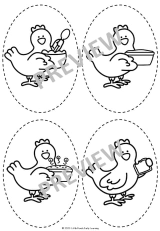 Little Red Hen Puppets - image 5 of 6