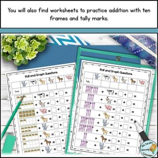 Roll and Graph Game and Worksheets Freebie | Domestic Animals - image 4 of 4