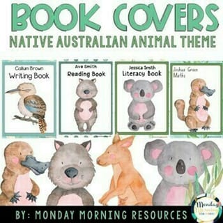 Australian Animal Book Covers - All Subjects Classroom Organisation Resource - image 1 of 7