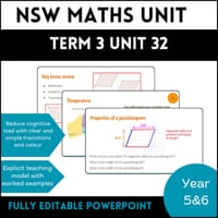 NSW Mathematics Stage 3 I Year B I Year 6 I Term 3 I Unit 32 - thumbnail 1 of 1
