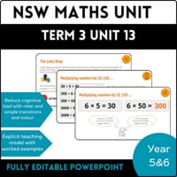 NSW Mathematics Stage 3 I Year A I Year 5 I Term 3 I Unit 13