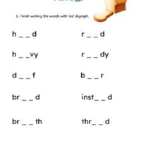 Year 1 Digraph | 'ea' as in bread - thumbnail 1 of 2