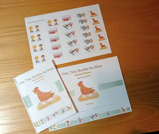 F- 2 'One, Two, Buckle My Shoe' Reading & Writing Pack - image 1 of 4