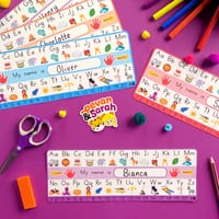 Desk Strips | Alphabet & Numbers Visual Aid | Table Name Plates in All Australian State Fonts - thumbnail 3 of 3