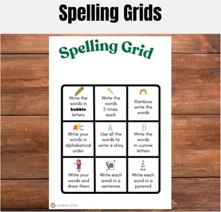 Spelling Grids - image 1 of 2