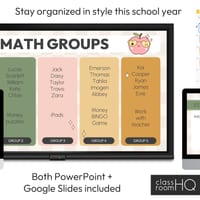 Daily Slides with Timers Editable PowerPoint plus Google Slides HAZY DAISY Decor - thumbnail 4 of 5