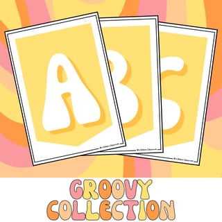 Groovy Collection - A-Z Bunting Yellow - image 1 of 1