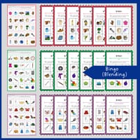 Phonemic Awareness Activities - Blending & Segmenting Words with 4 Phonemes - CCVC CVCC Games - thumbnail 2 of 4