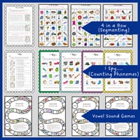 Phonemic Awareness Activities - Blending & Segmenting Words with 4 Phonemes - CCVC CVCC Games - thumbnail 3 of 4