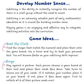 Numbers 1-10 Subitising and Number Sense Games and Worksheets in QLD Font - image 3 of 3