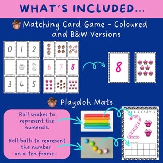 Numbers to 10: Counting Cupcakes Games & Activities in NSW Font - image 2 of 4