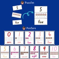 Numbers to 10: Counting Cupcakes Games & Activities in NSW Font - thumbnail 4 of 4