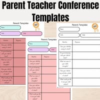 Parent-Teacher Conference Templates-Easy to Use Forms - thumbnail 4 of 4