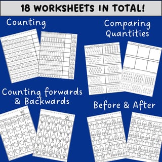 Teen Numbers Worksheets & Assessment: Counting, Comparing & Ordering Numbers 11-20 in NSW Font - image 2 of 4
