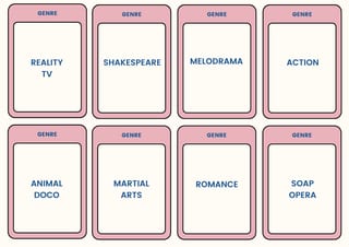 Drama Improv Cards - with categories to help any Drama game! - image 3 of 4