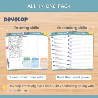 Reading Comprehension Comic and Story Activity Pack #28: Writing, Vocabulary - image 5 of 9