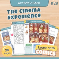 Reading Comprehension Comic and Story Activity Pack #28: Writing, Vocabulary - thumbnail 1 of 9