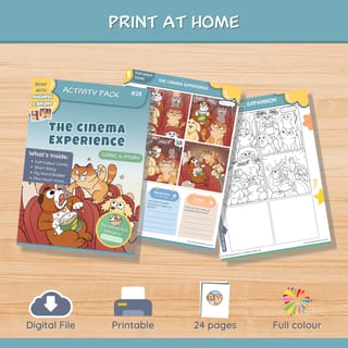 Reading Comprehension Comic and Story Activity Pack #28: Writing, Vocabulary - image 3 of 9