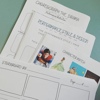 Storyboard Template: For Drama or Media Arts - image 2 of 2