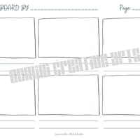 Storyboard Template: For Drama or Media Arts - thumbnail 1 of 2