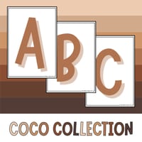 Coco Collection - A-Z Header Caramel - thumbnail 1 of 1