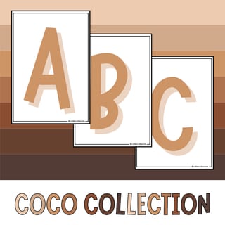 Coco Collection - A-Z Header Tan - image 1 of 1