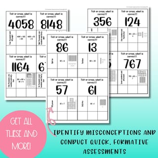 MAB Place Value EXIT CARDS| Tens, Hundreds, Thousands - image 2 of 4
