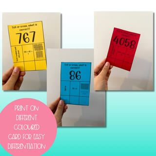 MAB Place Value EXIT CARDS| Tens, Hundreds, Thousands - image 4 of 4