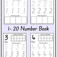 1-20 NSW Foundation Font Number Book - thumbnail 1 of 3