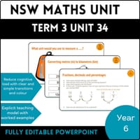 NSW Mathematics Stage 3 I Year B I Year 6 I Term 3 I Unit 34