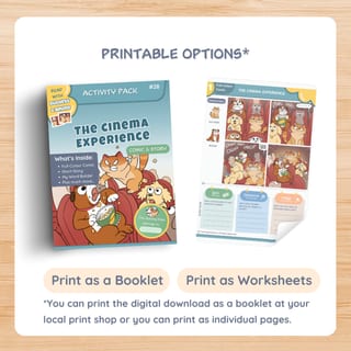 Reading Comprehension Comic and Story Activity Pack #28: Writing, Vocabulary - image 9 of 9