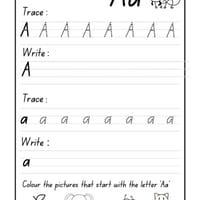 Alphabet / Letter Tracing Handwriting Booklet - NSW Foundation Font - thumbnail 2 of 3