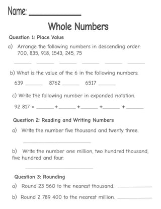 Stage 3 Mathematics Assessment Booklet - image 2 of 6