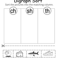 Digraph Worksheet Booklet - Ch, Sh, Th - thumbnail 4 of 6