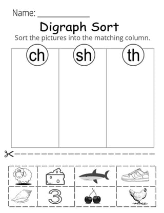 Digraph Worksheet Booklet - Ch, Sh, Th - image 4 of 6