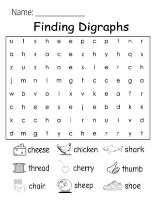 Digraph Worksheet Booklet - Ch, Sh, Th - image 6 of 6