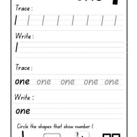 Alphabet Letter & Number Tracing Handwriting Booklet - thumbnail 3 of 6
