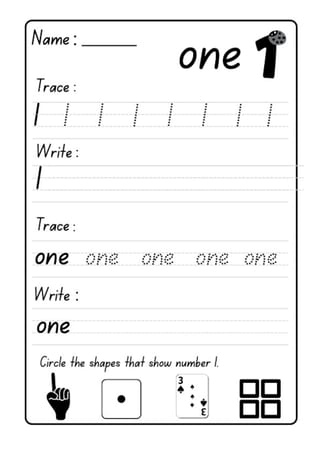 Alphabet Letter & Number Tracing Handwriting Booklet - image 3 of 6