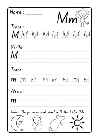 Alphabet Letter & Number Tracing Handwriting Booklet - image 4 of 6