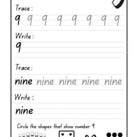 Alphabet Letter & Number Tracing Handwriting Booklet - thumbnail 5 of 6